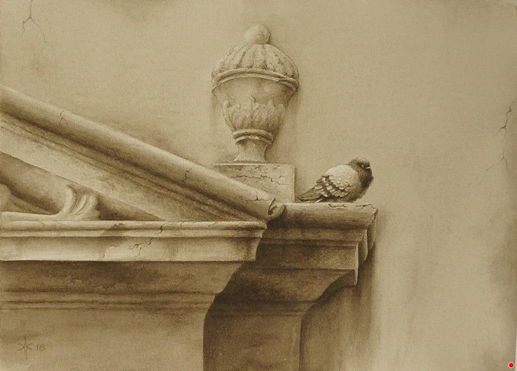 Vėl vienišas...(Reprodukcija/Printas)